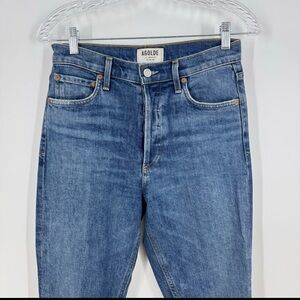 AGOLDE Jeans 25 Nico High Rise Button Fly Ankle Length  A093C-1046 Subdued